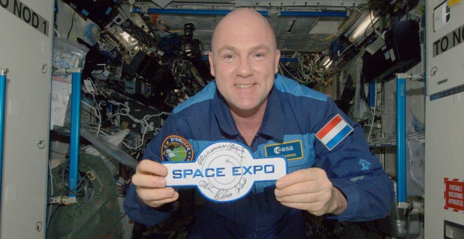 Reis met André Kuipers door de ruimte en ontdek op Thuis in de ruimte alles over het heelal en ruimtevaart. Foto: Space Expo.