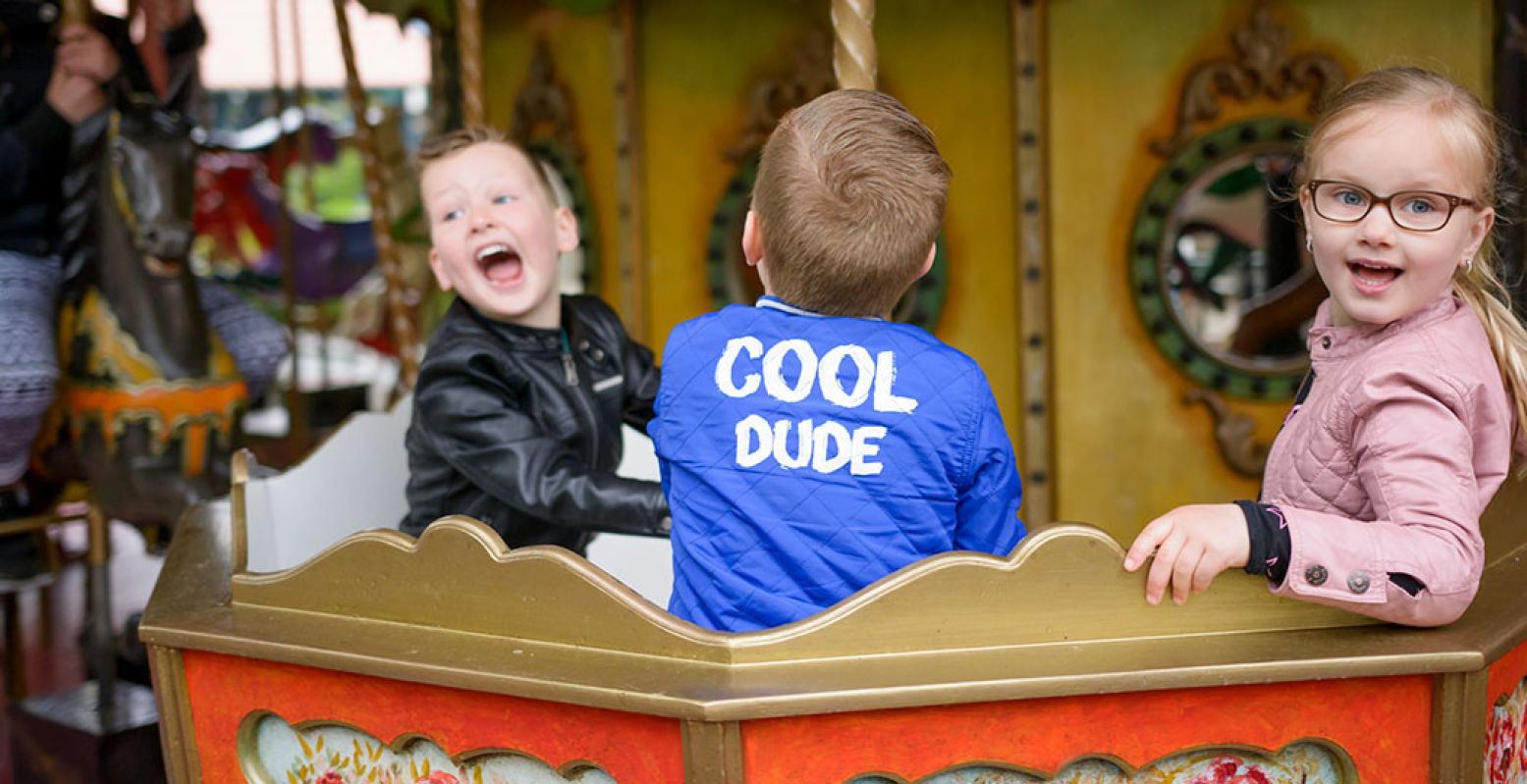 Kinderen hebben de grootste pret in all-inclusive Attractiepark Drouwenerzand. Foto: Attractiepark Drouwenerzand
