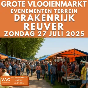 Grote vlooienmarkt - Drakenrijk Reuver Organisatie Bureau VAC Foto: D. Claassen