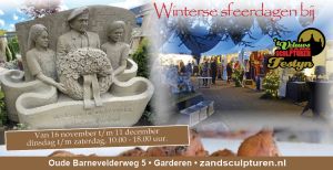Winterse Sferen bij Veluws Zandsculpturenfestijn