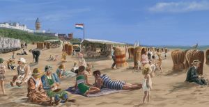 Over de foto: Een momentopname uit het panorama aan het einde van de 'rit' op de tentoonstelling. Gekropt voor DagjeWeg.NL. Foto: schilderij van Stefan de Groot Een momentopname uit het panorama aan het einde van de 'rit' op de tentoonstelling. Gekropt voor DagjeWeg.NL. Foto: schilderij van Stefan de Groot