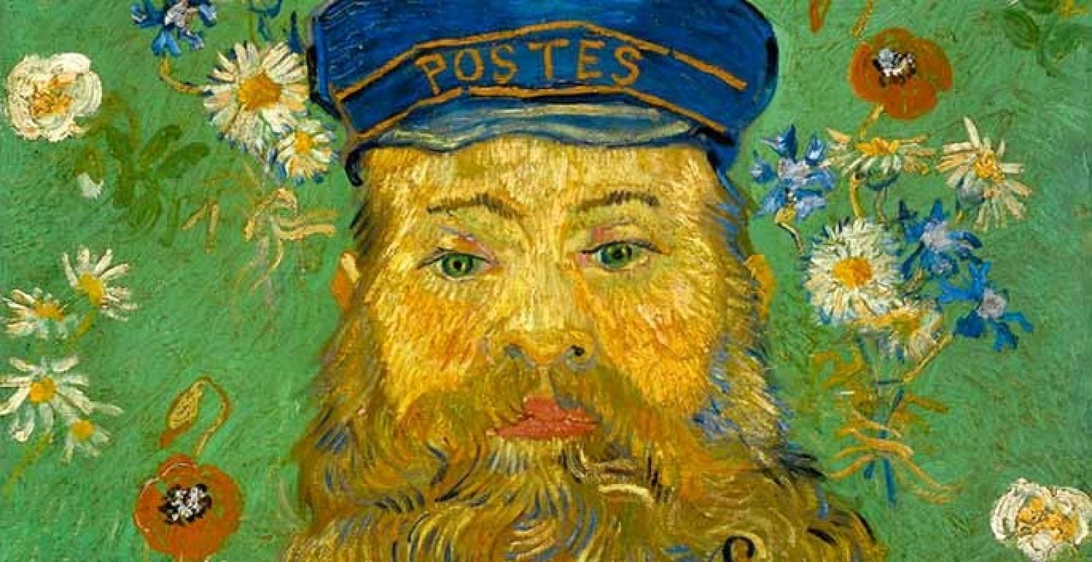 De postbode; Portret van Joseph Roulin, februari-maart 1889, door Vincent van Gogh