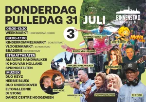Pulledagen 2025 Het programma bestaat uit leuke activiteiten voor jong en oud. Foto: Buro Binnenstad Hoogeveen