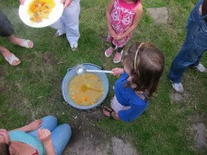 Samen eten.