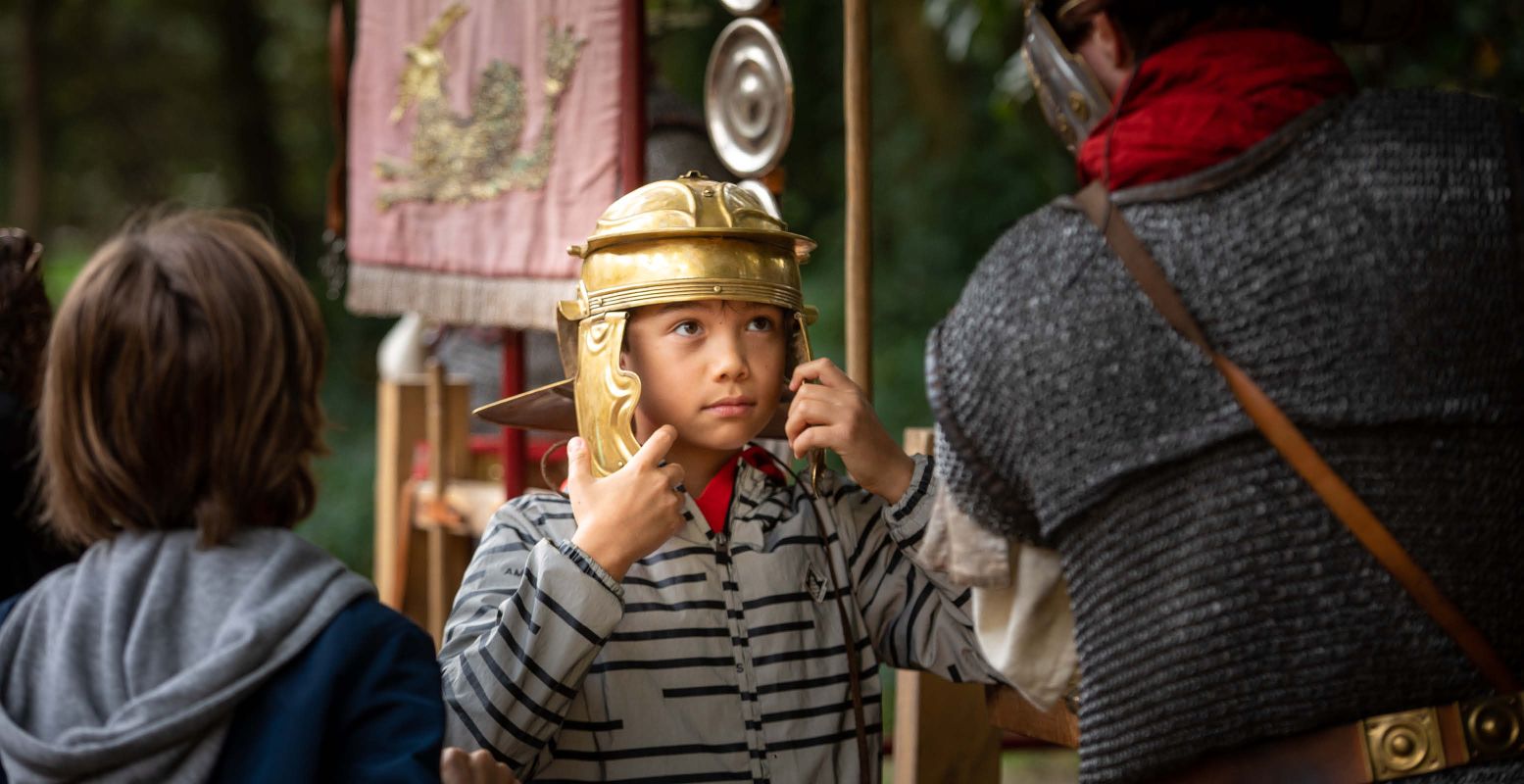 Stap terug in de Romeinse tijd. Foto: preHistorisch Dorp