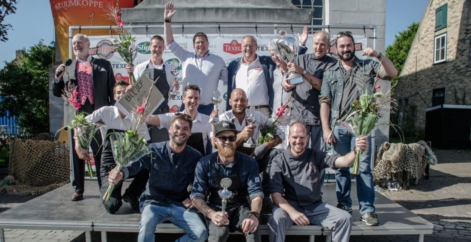 De winnaars van 2016. Foto: Texel Culinair © Liselotte Schoo.