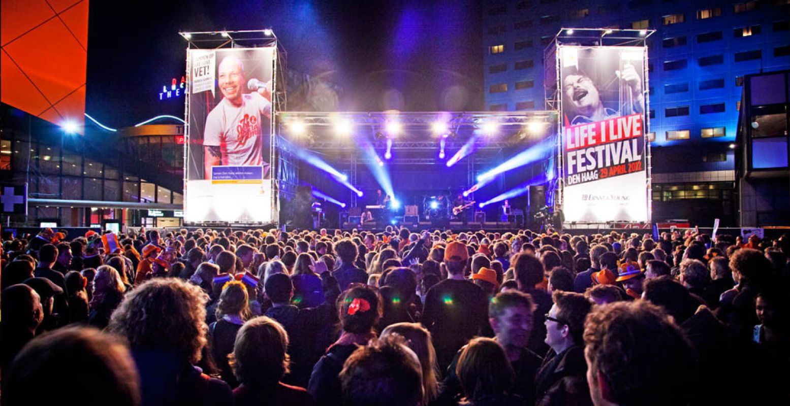 Bouw een feestje in Den Haag. Foto: Koray Poyraz, THE LIFE I LIVE