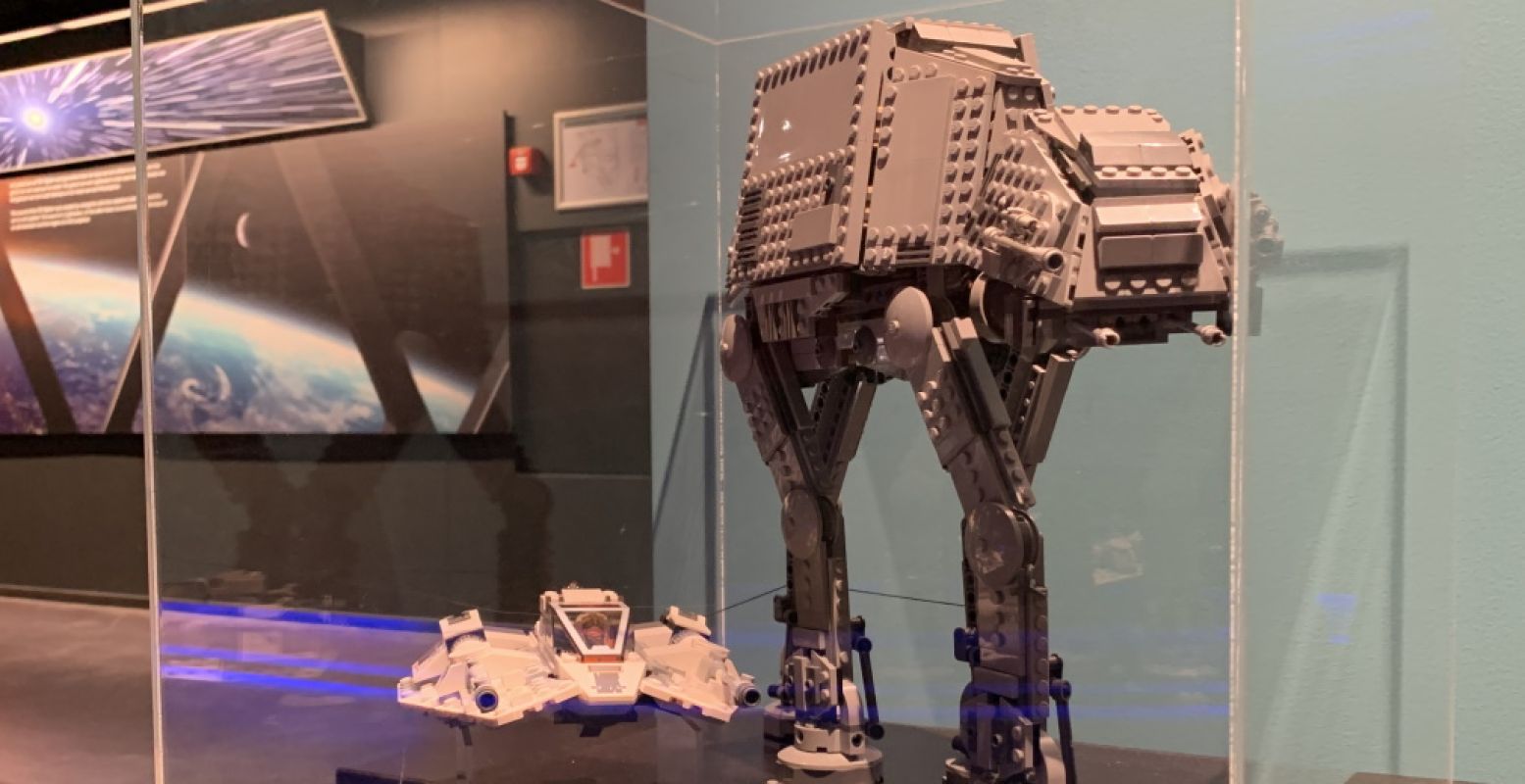 Er is veel Lego te zien op de Star Wars-tentoonstelling. Foto: Space Expo.