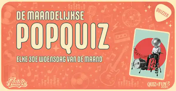 PopQuiz ‘T Zuidje – September Foto/reclame: David van Rangelrooij