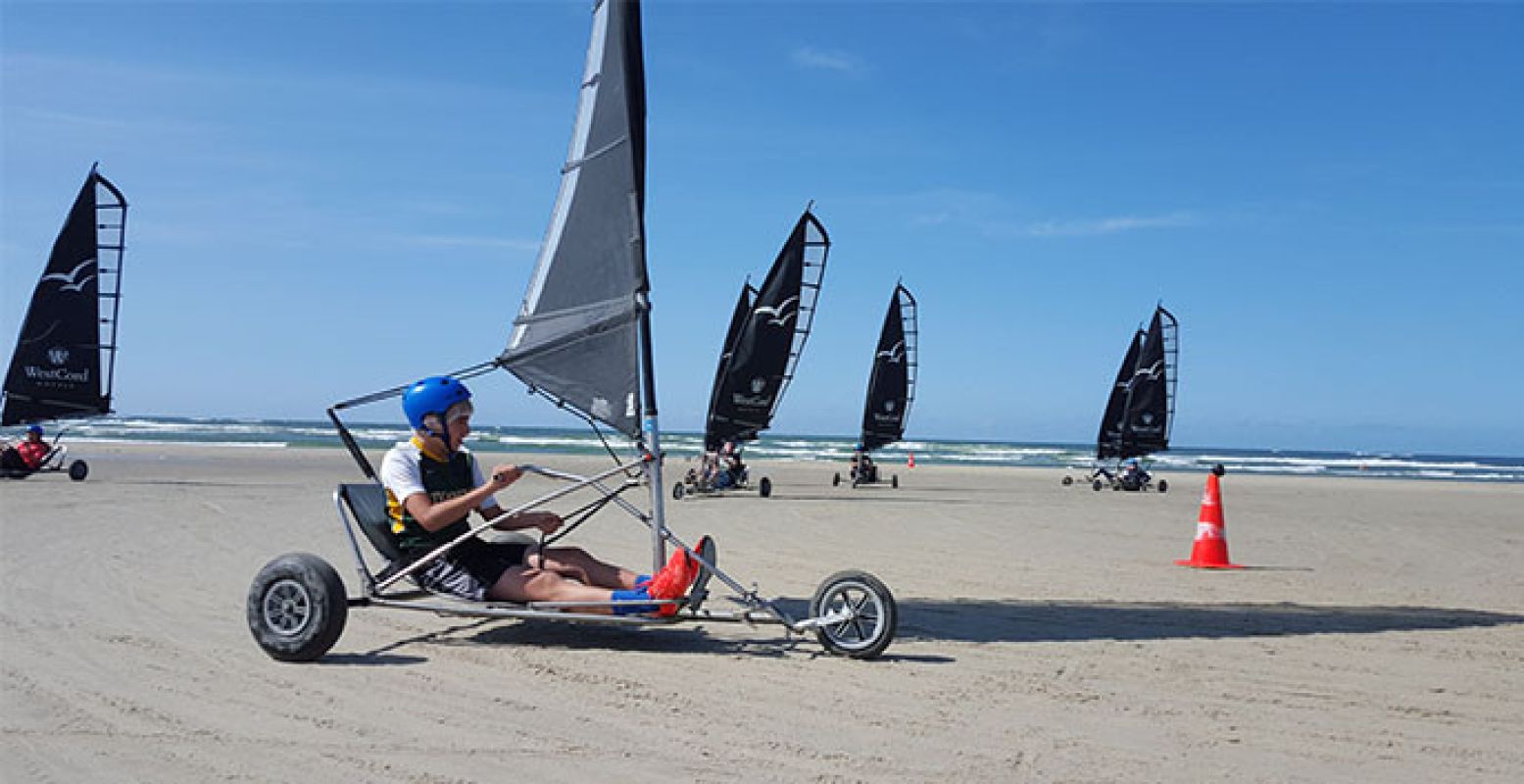 Blokarten op het strand. Foto: MooiWeer