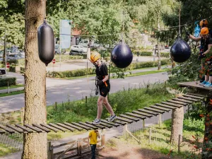 Overwin obstakels. Foto: Klimbos Garderen