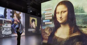 Wat is er te doen dit weekend? Maak een praatje met de Mona Lisa in de nieuwe immersive experience over Leonardo da Vinci. Foto:  diepphotodesigner.de  | for flora&faunavisions