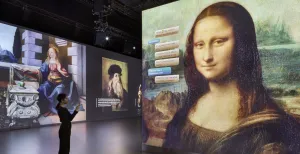 Wat is er te doen dit weekend? Maak een praatje met de Mona Lisa in de nieuwe immersive experience over Leonardo da Vinci. Foto: diepphotodesigner.de | for flora&faunavisions