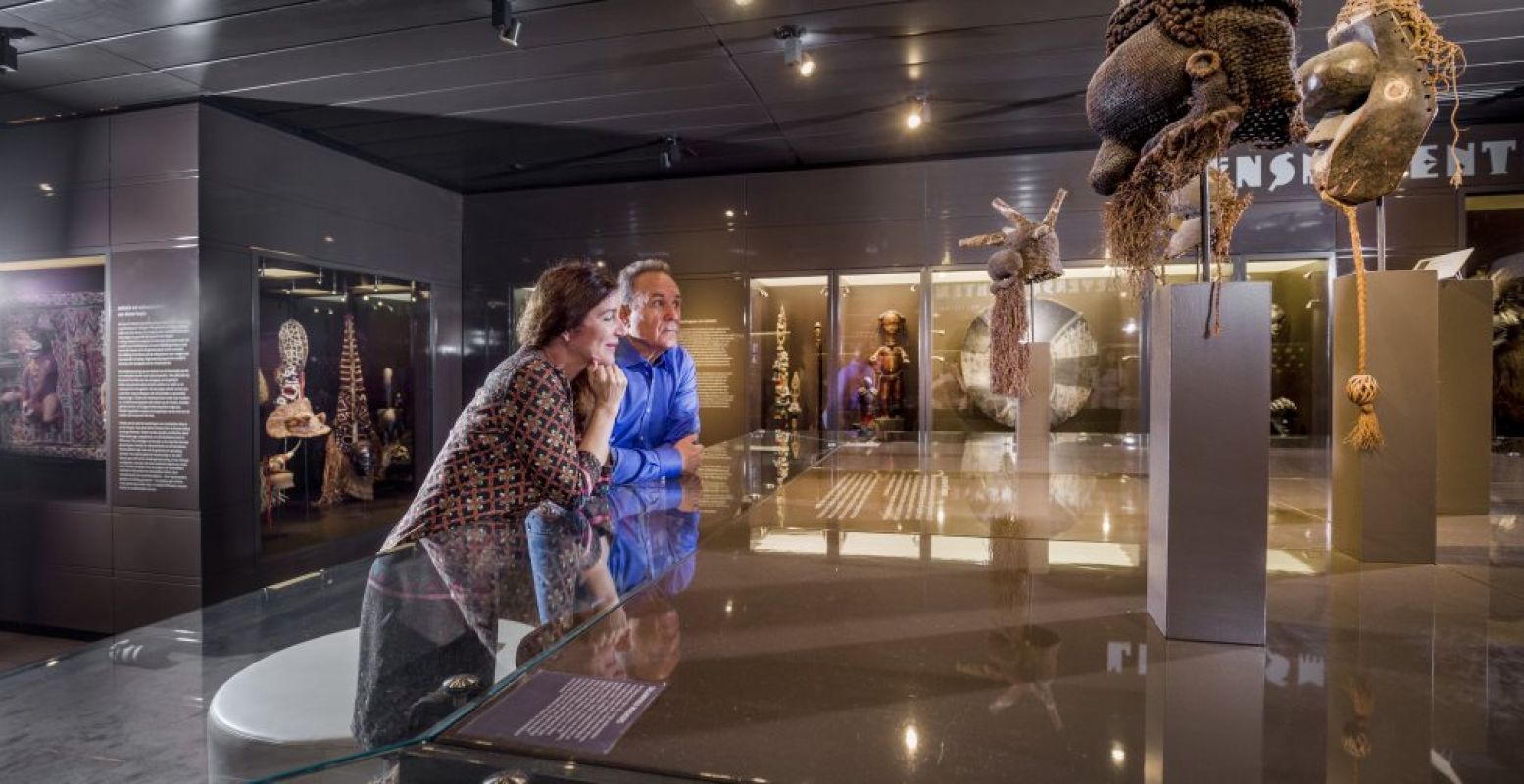 Zie hoe mensen uit Afrika over de hele wereld zijn verspreid. Foto: Afrika Museum