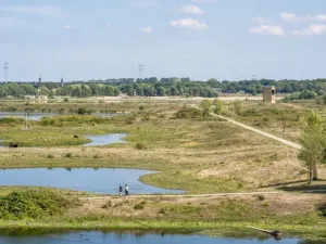Het indrukwekkende uitzicht vanaf de tweede verdieping. Foto: Visitor Center De Wissen