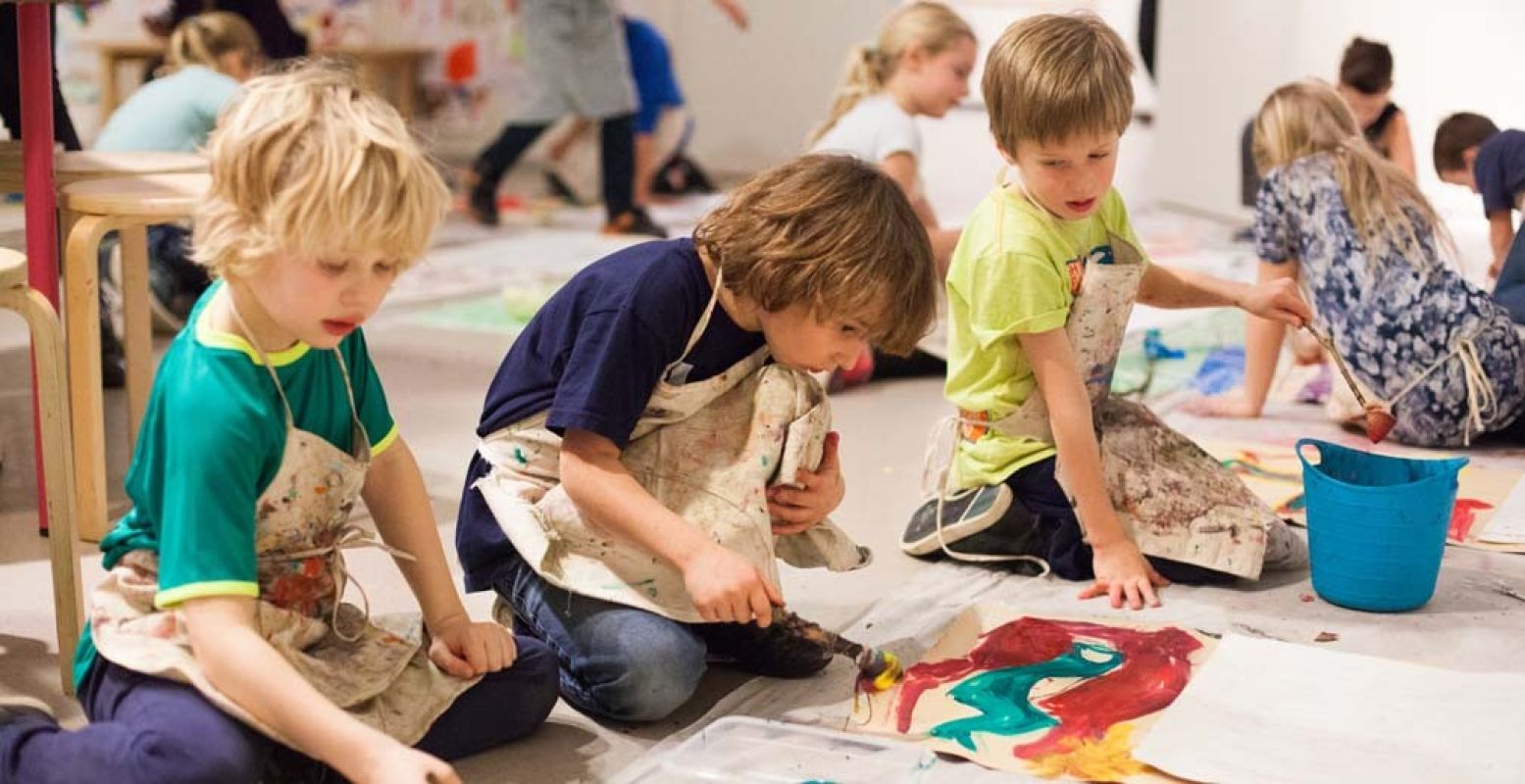 Het Cobra Museum organiseert Zomerse Zondag Workshops voor kinderen. Foto: Cobra Museum