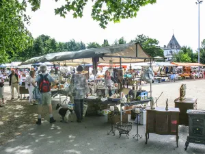 Kasteel Rijckholt Kunstmarkt bij het kasteel. Foto: Visit Zuid-Limburg