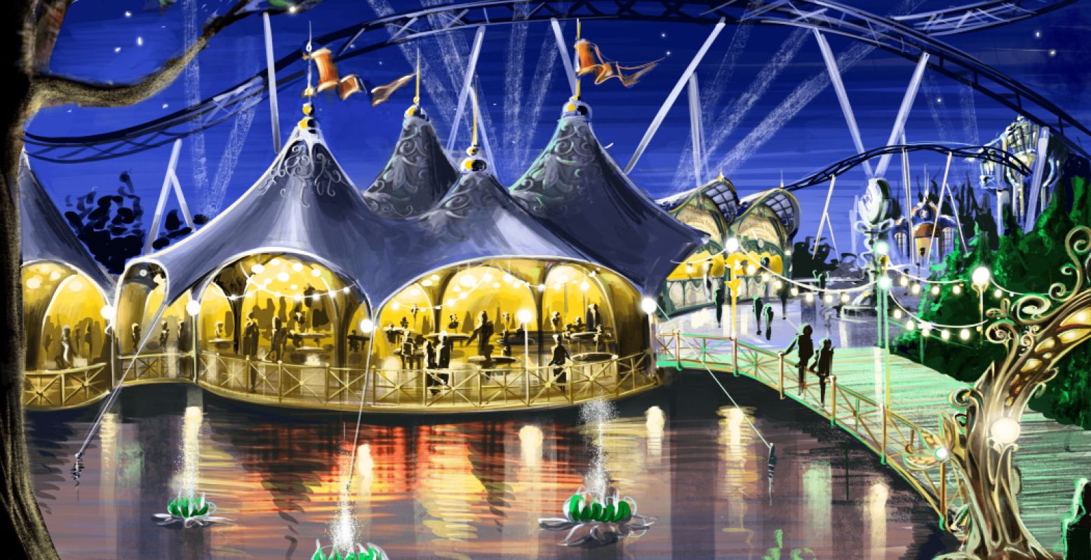 Impressie van The Ride to Happiness by Tomorrowland. Foto: Plopsaland de Panne