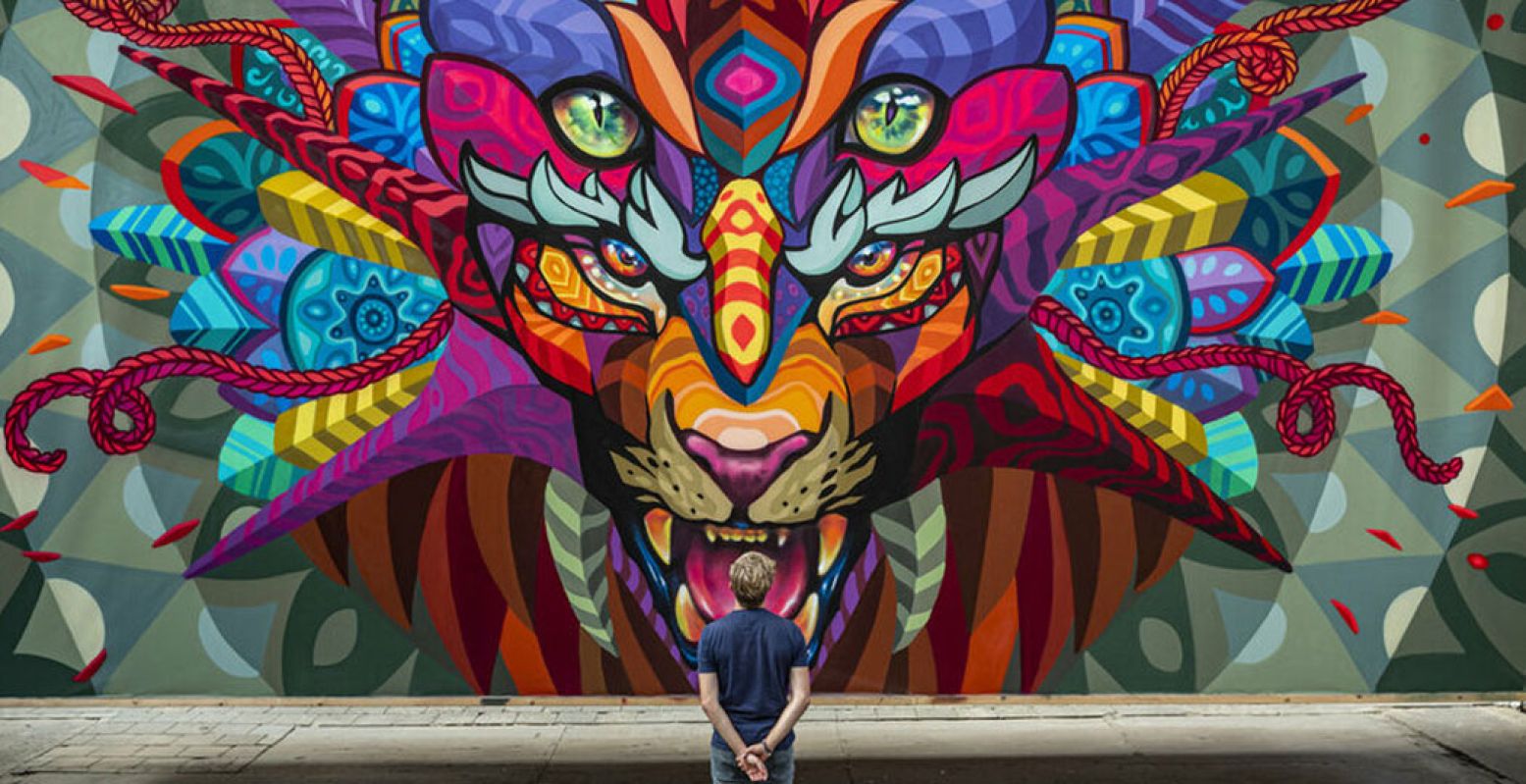 Bewonder adembenemende street art bij STRAAT Museum, het grootste street art museum ter wereld. Foto: STRAAT Museum Bewonder adembenemende street art bij STRAAT Museum, het grootste street art museum ter wereld. Foto: STRAAT Museum