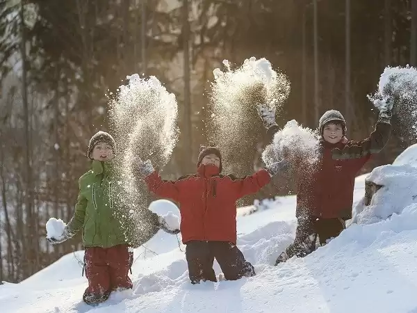 Landal Salztal Paradies Sneeuwpret in de winter bij Landal Salztal.