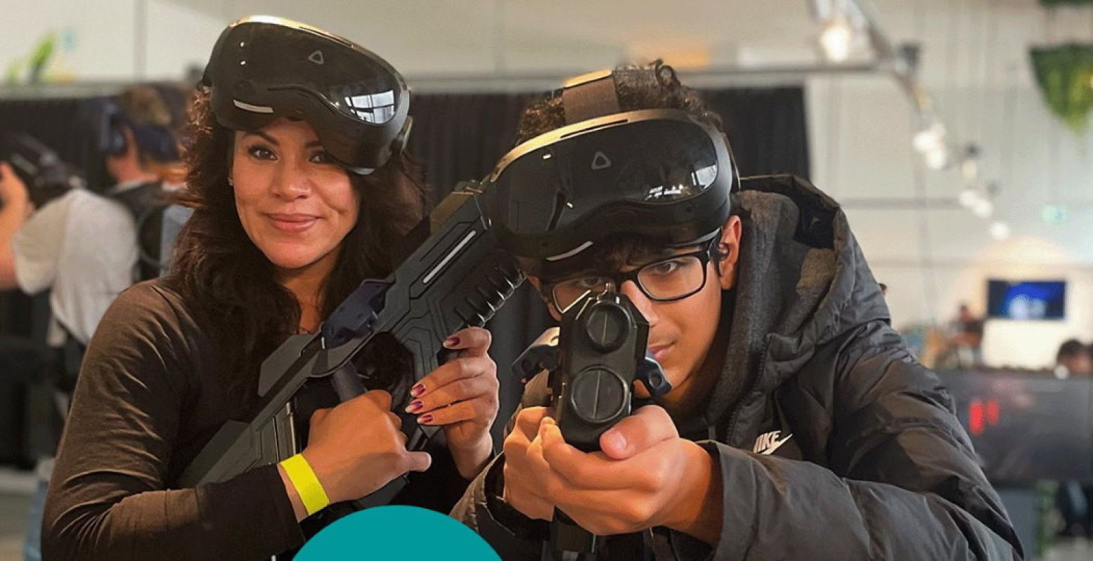 Beleef een avontuur in virtual reality in Den Haag. Foto: The Park Playground