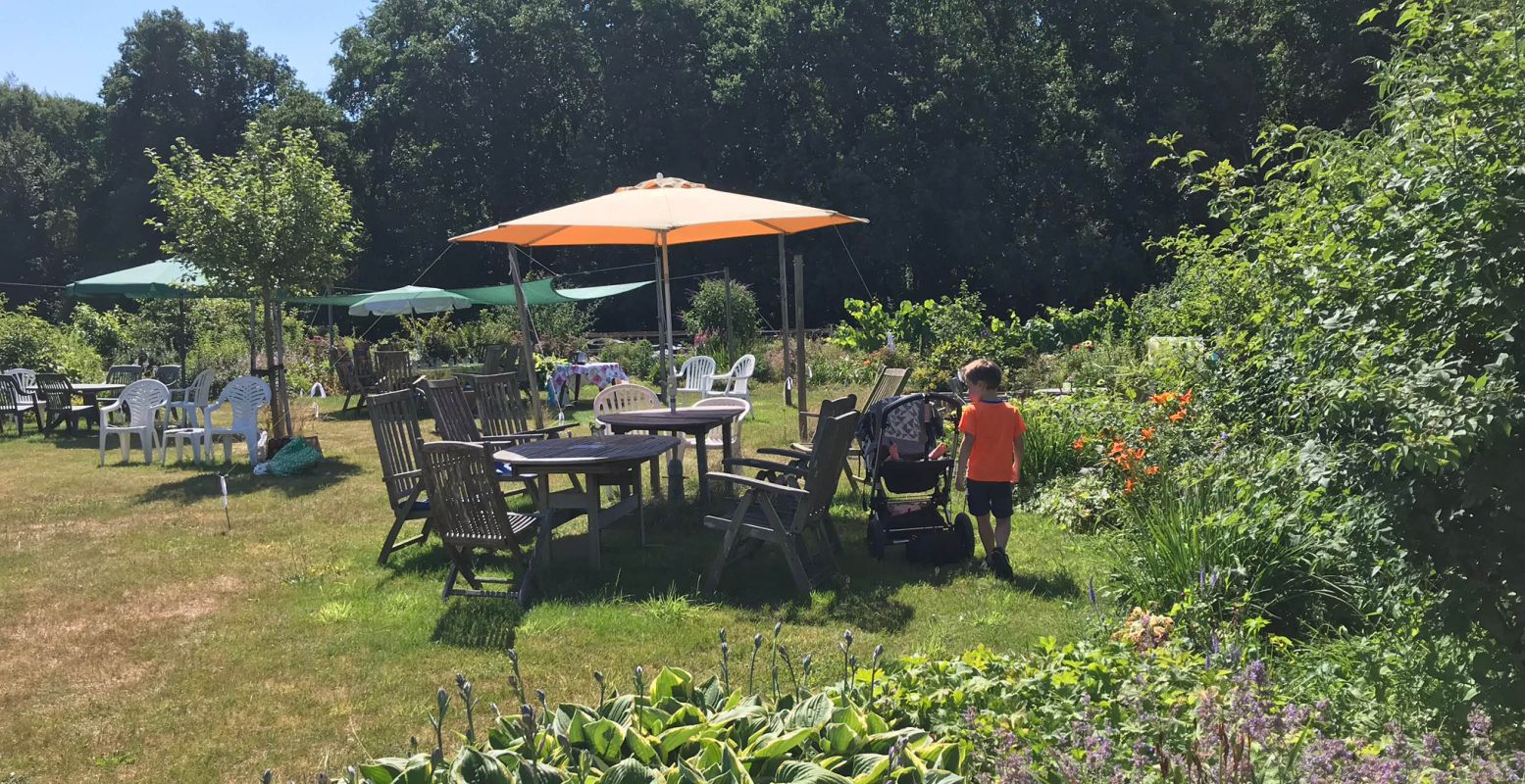 Drink een vers fruitsapje bij Pluktuin de Bosrand in Wageningen. Foto: DagjeWeg.NL