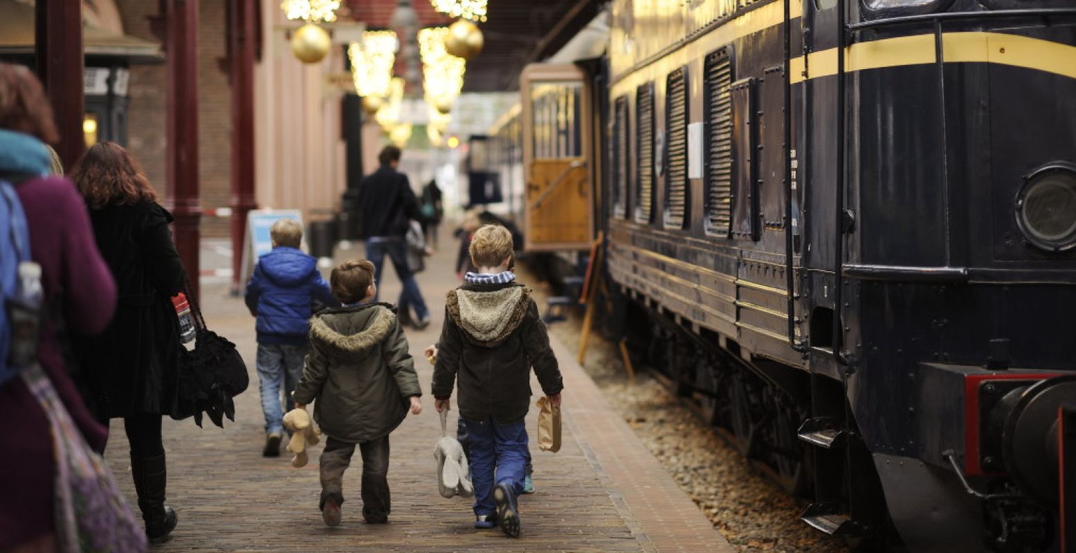 Bewonder bijzondere treinen op het Winter Station. Foto: Spoorwegmuseum