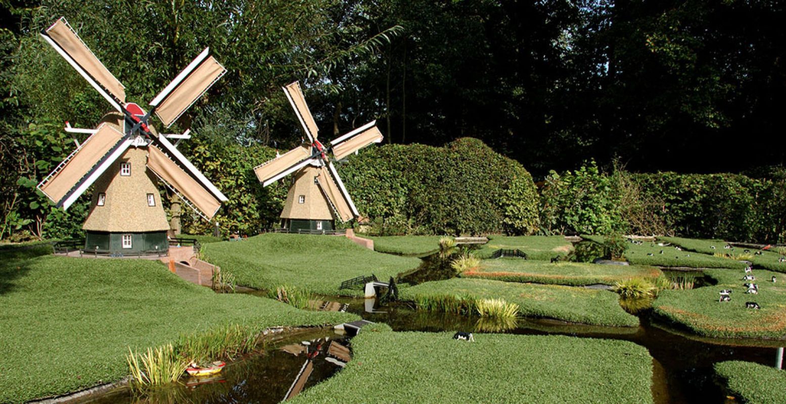 Bij het Landschapmuseum loop je langs prachtige miniaturen van typisch Nederlandse cultuurlandschappen. Foto: Valentijn te Plate.