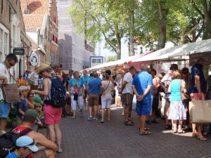 Historische markt Veere