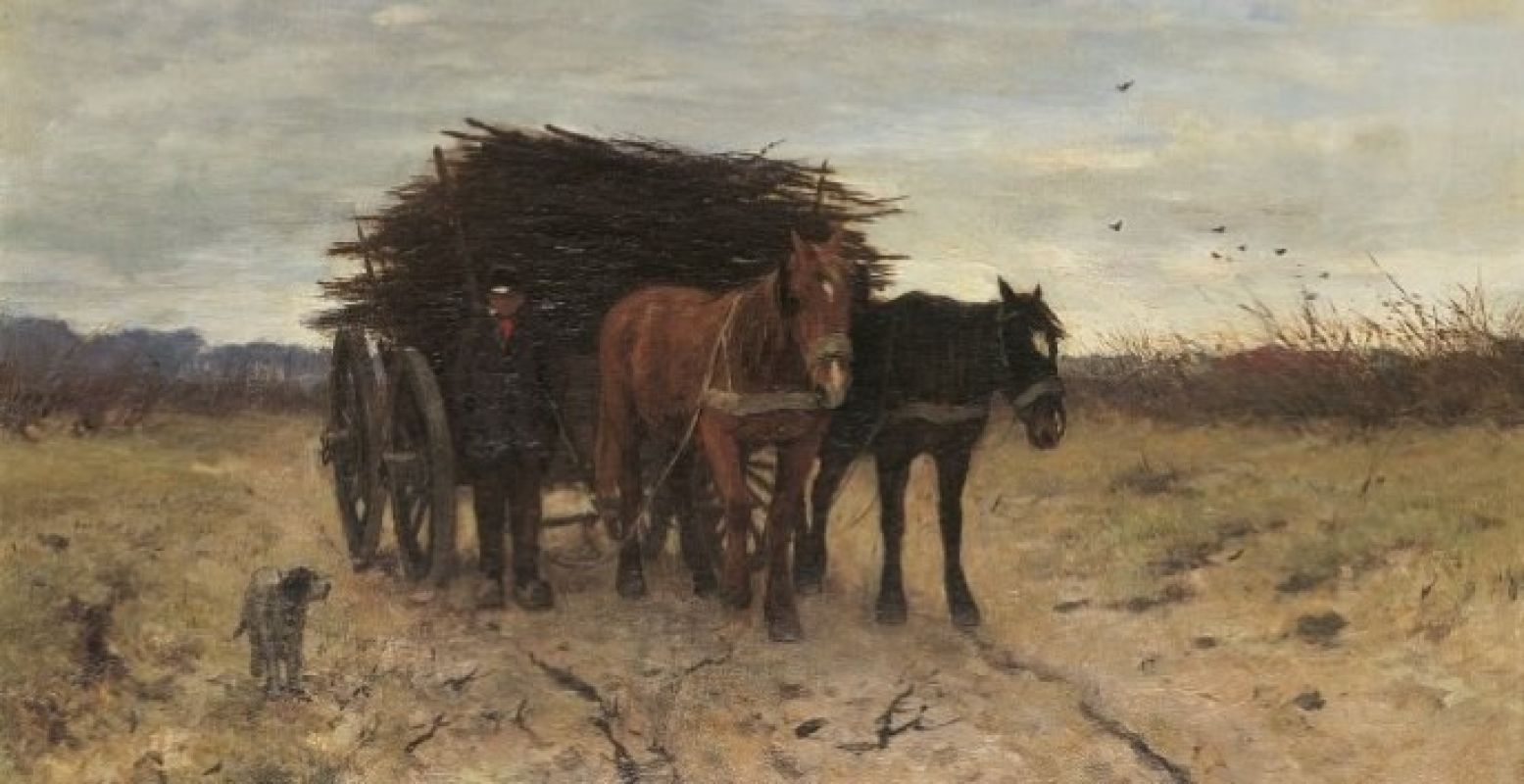 Dit schilderij van Anton Mauve bevond zich vroeger in de collectie van oom Cent. Foto: particuliere collectie via kunsthandel Simonis & Buunk