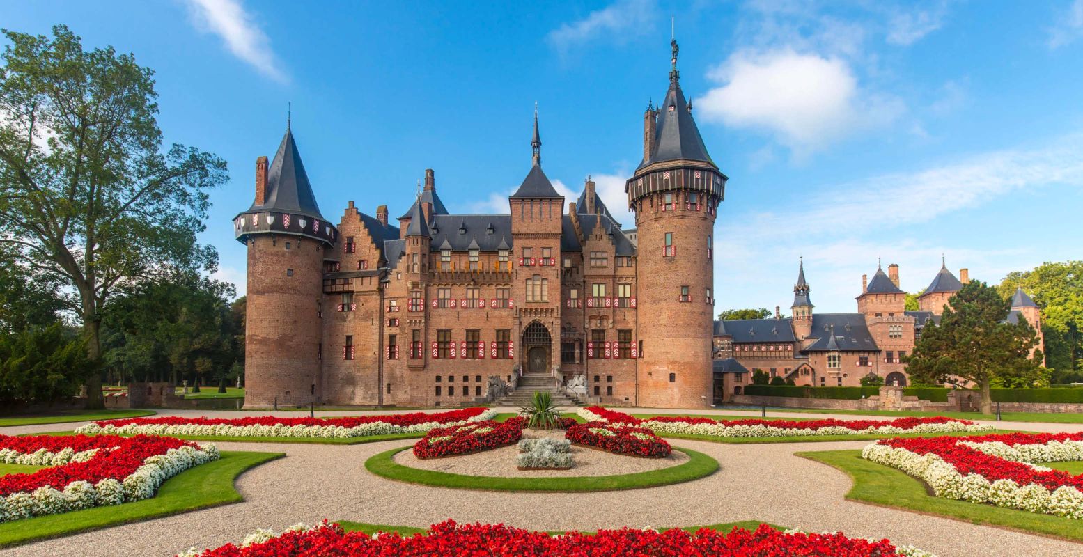 Vier Pasen in een sprookjesachtige kasteeltuin. Foto: Kasteel De Haar