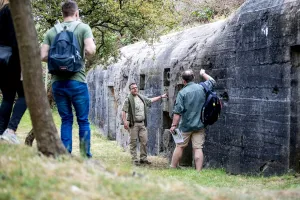 Rondleiding Bunkercomplex Dishoek Foto geüpload door gebruiker Stichting Liniebreed Ondernemen.