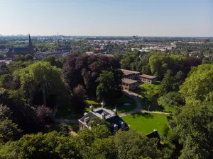 Luchtaanzicht Doornburgh. Foto: Buitenplaats Doornburgh