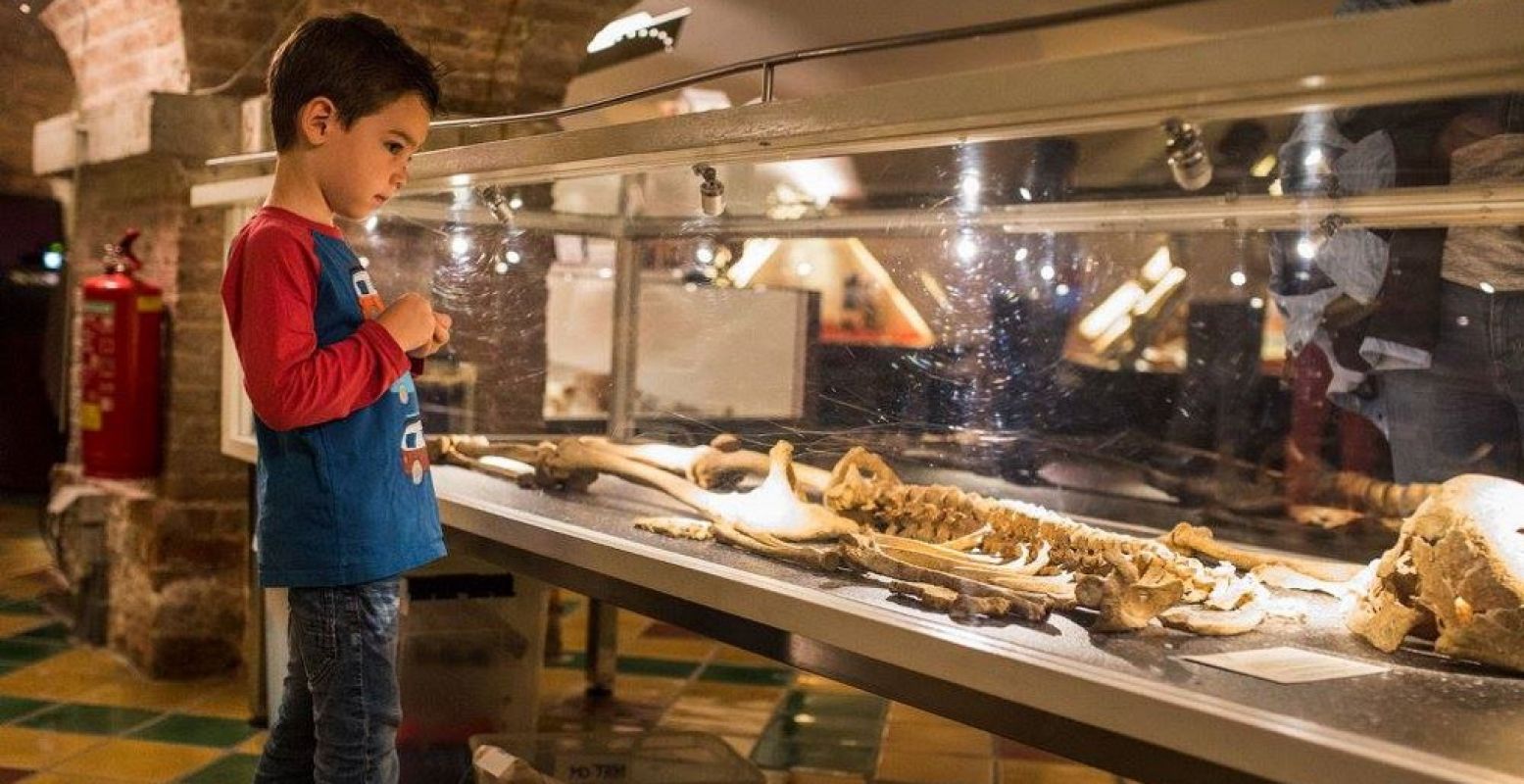 Ontmoet middeleeuwer Cornelis in het Archeologisch Museum Haarlem. Foto: Archeologisch Museum Haarlem © Wiebrig Krakau.