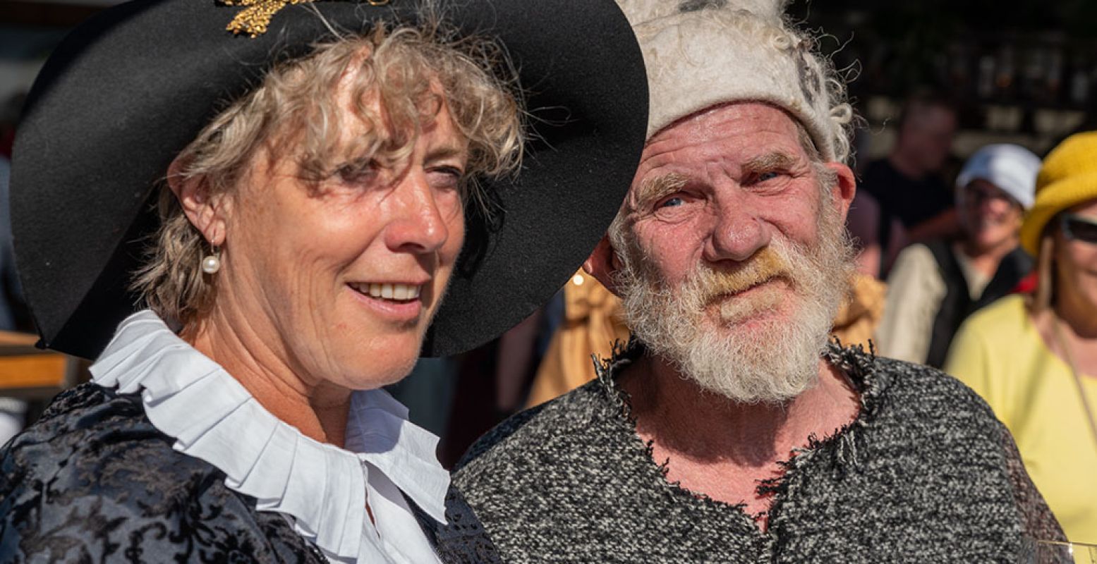 Beleef de zeventiende eeuw tijdens de Rembrandt Dagen in Leiden en zie hoe de mensen leefden in Rembrandts tijd. Foto: Henk Aschmann