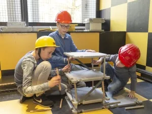 Ga zelf aan de slag. Foto: Het Science Centre Delft.