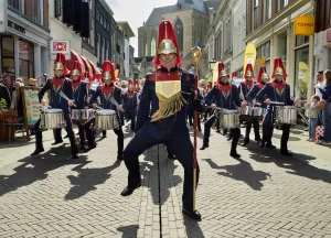 De Delftse Muziek & Theater Parade Foto: Kamper Trompetterkorps