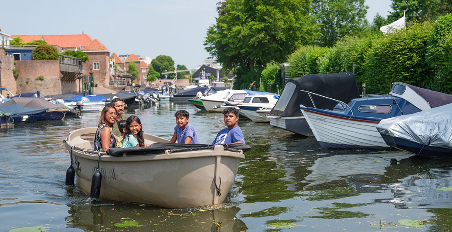 Duik je de stad in of zoek je het water op? Foto: Tussen Lek & Linge © Hans van Vrouwerf