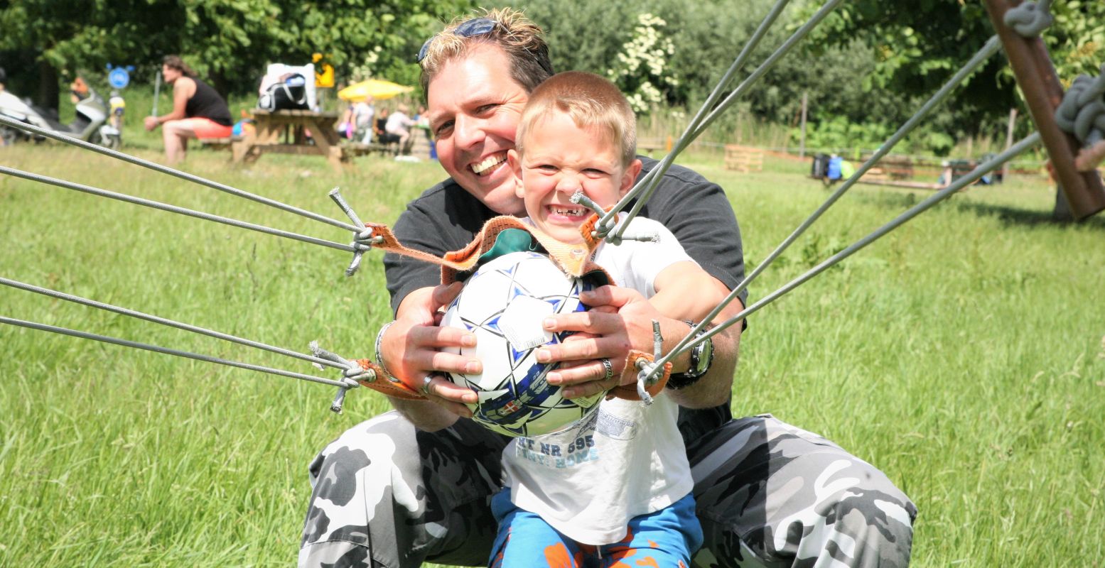 Geniet van fijne quality time tijdens Expeditie Vaderdag! Foto: Outdoorpark SEC Almere