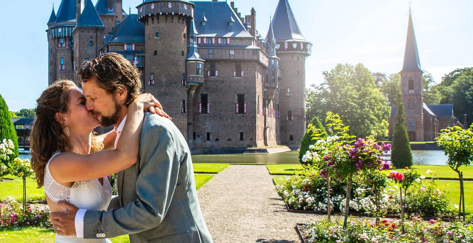 Binnen of buiten: trouwen in of bij Kasteel de Haar heeft iets magisch. Foto: Kasteel de Haar