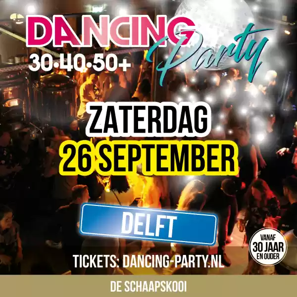 30•40•50+ Dancing Party Delft 30+ Dancing Party. Foto: Herman Hilhorst.