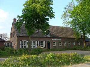 Landgoed de Biestheuvel - Hoeve en Schuurherd Vooraanzicht. Foto: De Biestheuvel