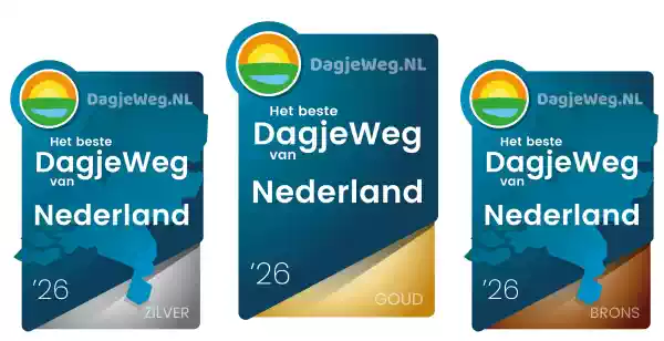 DagjeWeg.NL Awards 2026: dit zijn de beste uitjes van Nederland! De beste uitjes van DagjeWeg.NL 2026 zijn bekend! Foto: DagjeWeg.NL