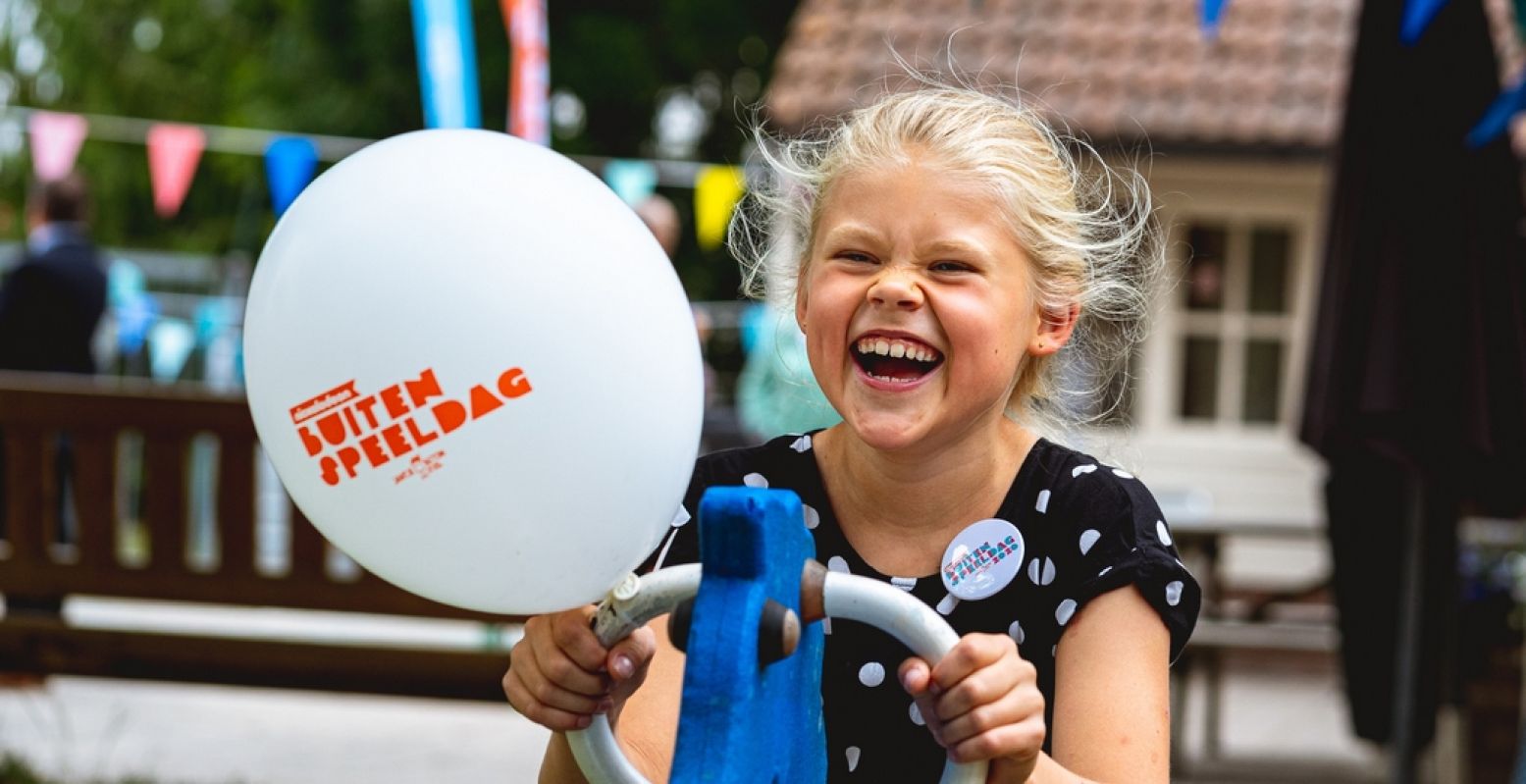 Op de Buitenspeeldag kunnen kinderen overal meedoen aan leuke buitenspeelactiviteiten. Foto: Jantje Beton; persfoto