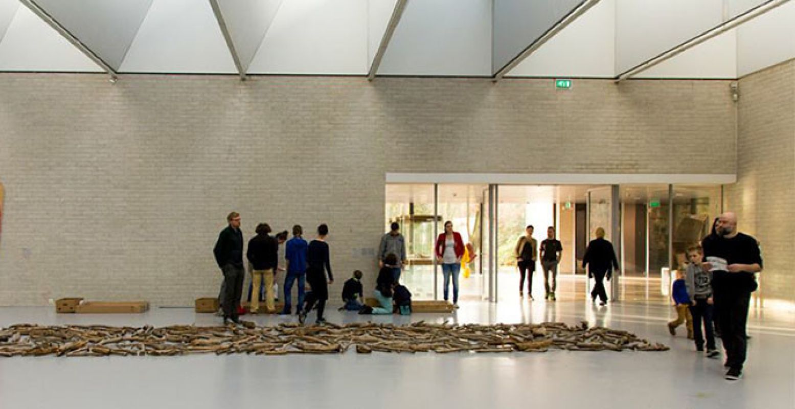 Ccreatieve opdrachten en spannende activiteiten tijdens De Winterspelen. Foto: De Winterspelen, Kröller Müller Museum