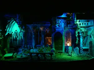 Bibberen in het Spookslot. Foto: Mini Efteling Bibberen in het Spookslot. Foto: Mini Efteling