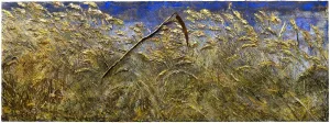 Anselm Kiefer in museum Voorlinden Anselm Kiefer, Sichelschnitt uit 2019 (privécollectie). Foto: Georges Poncet