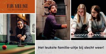 Het leukste familie-uitje bij slecht weer!