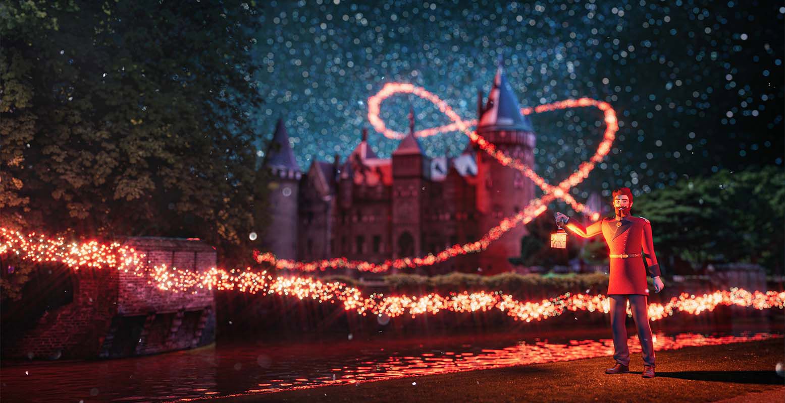 De Lumineuze Nachten van Kasteel de Haar zijn betoverend. Foto: Kasteel de Haar - Dalmonte Events