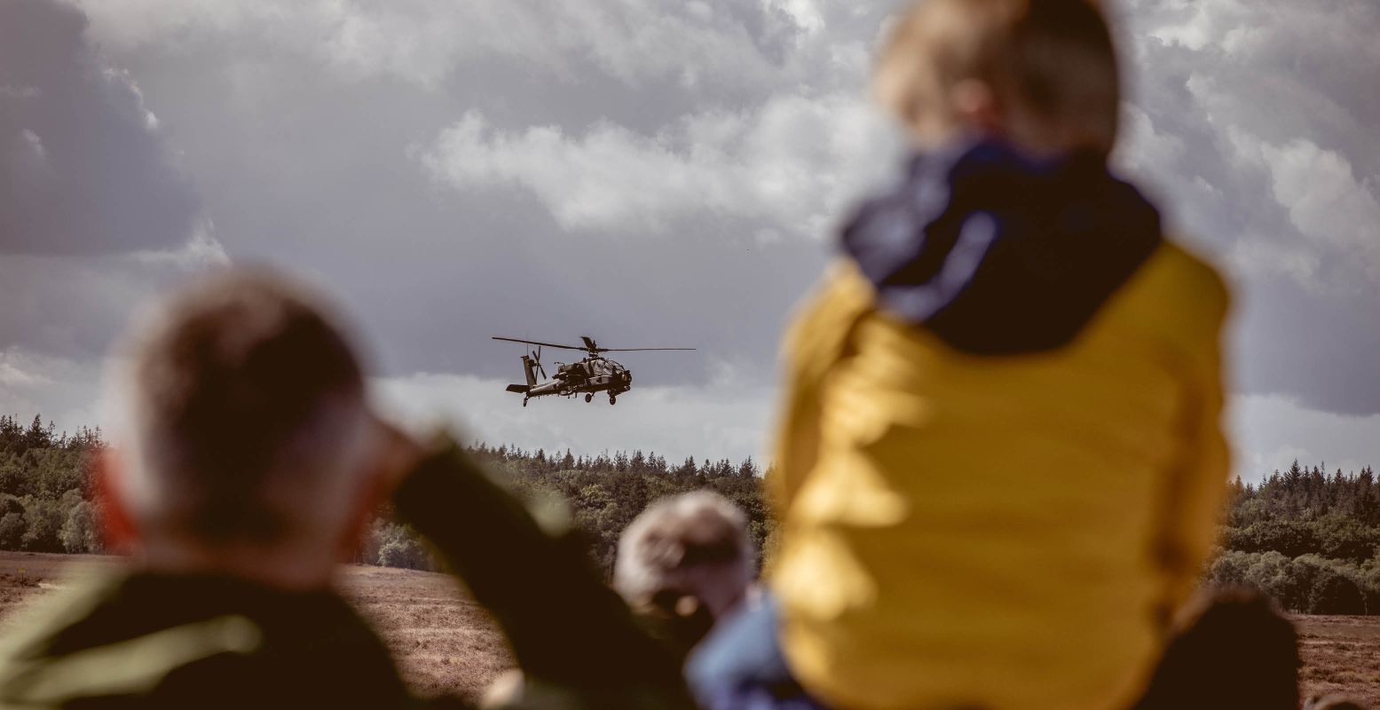 De indrukwekkende helikopter demonstratie is een echte must-see! Foto: Maarten Weij